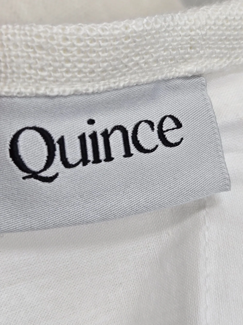 NWT QUINCE Set Of 2 48x96 Heavyweight European Linen Curtains White 9957
